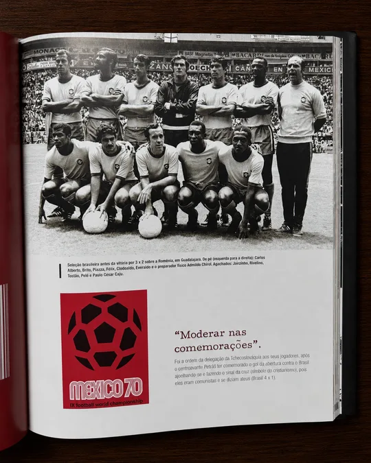 Páginas internas: seleção brasileira de 1970